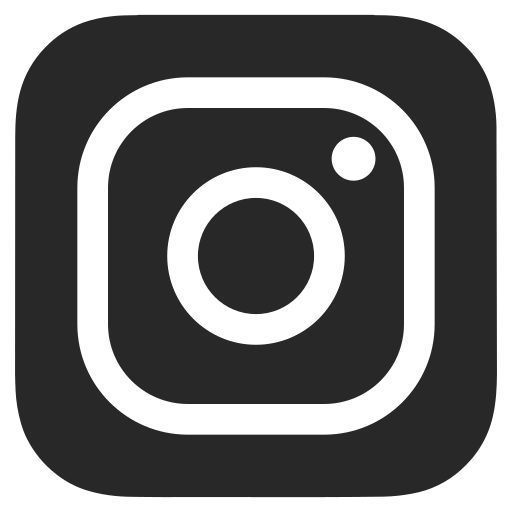 black and white instagram logo