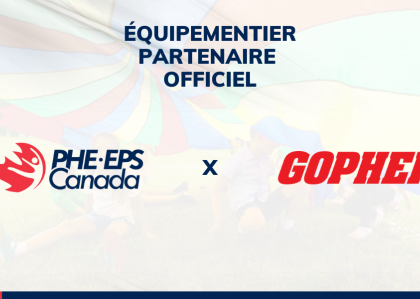 L'image montre le logo d'EPS Canada et de Gopher, avec le texte "Équipementier Partenaire Officiel" en haut.