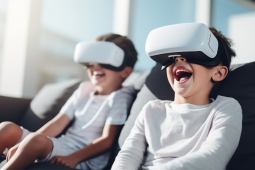 kids using vr