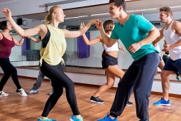 adults dancing in a dance studio