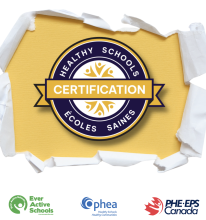 Le logo de la Certification écoles saines