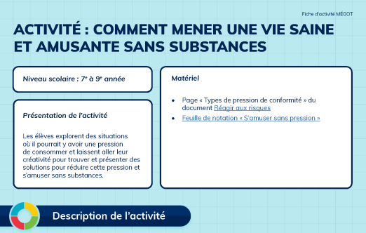 COMMENT MENER UNE VIE SAINE ET AMUSANTE SANS SUBSTANCES