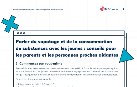 Parler du vapotage et de la consommation de substances avec votre adolescent